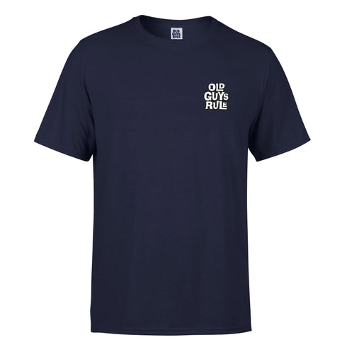 Old Guys Rule BUCKET LIST II' T-SHIRT - NAVY